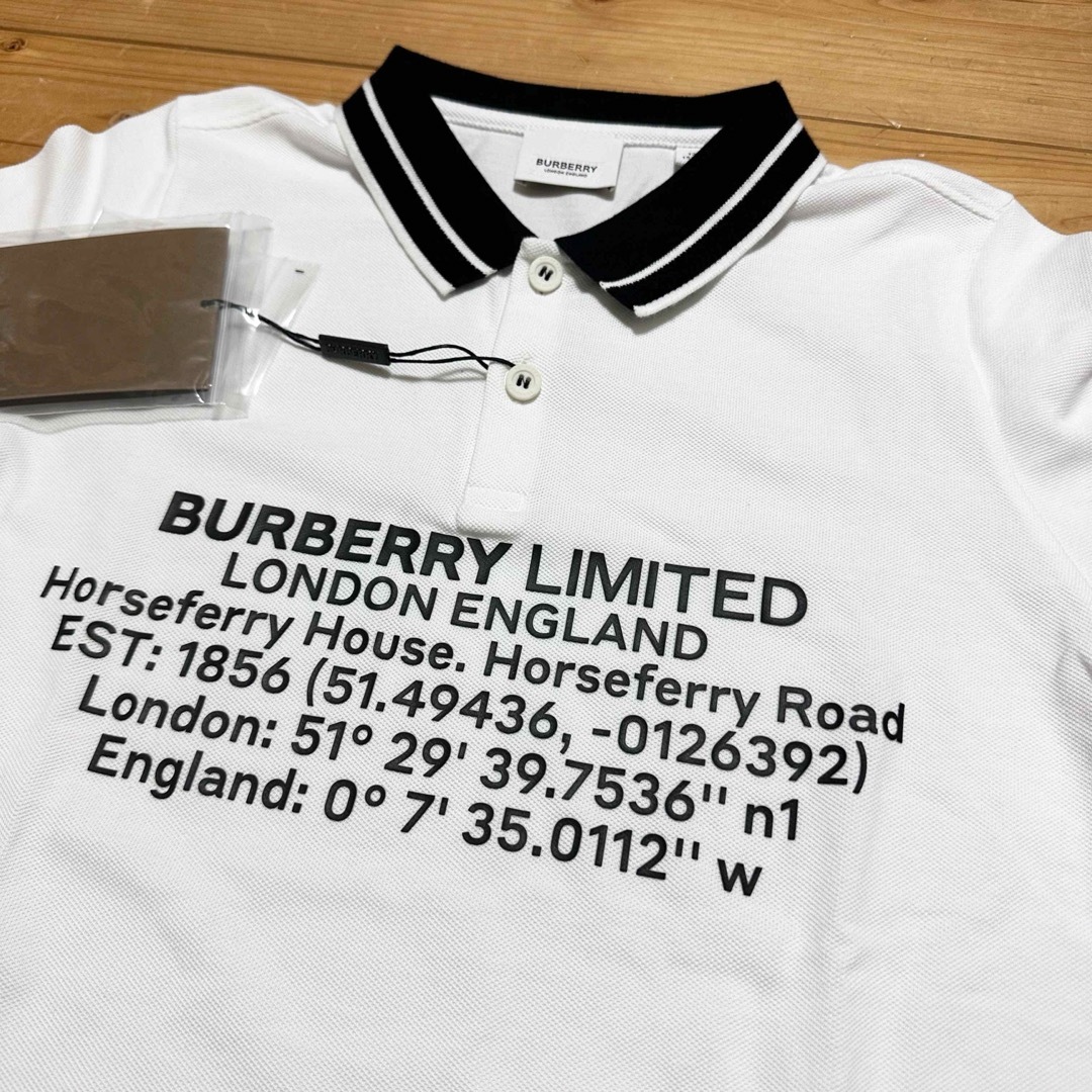 新品 バーバリー キッズ ポロシャツ 150サイズ ロゴ