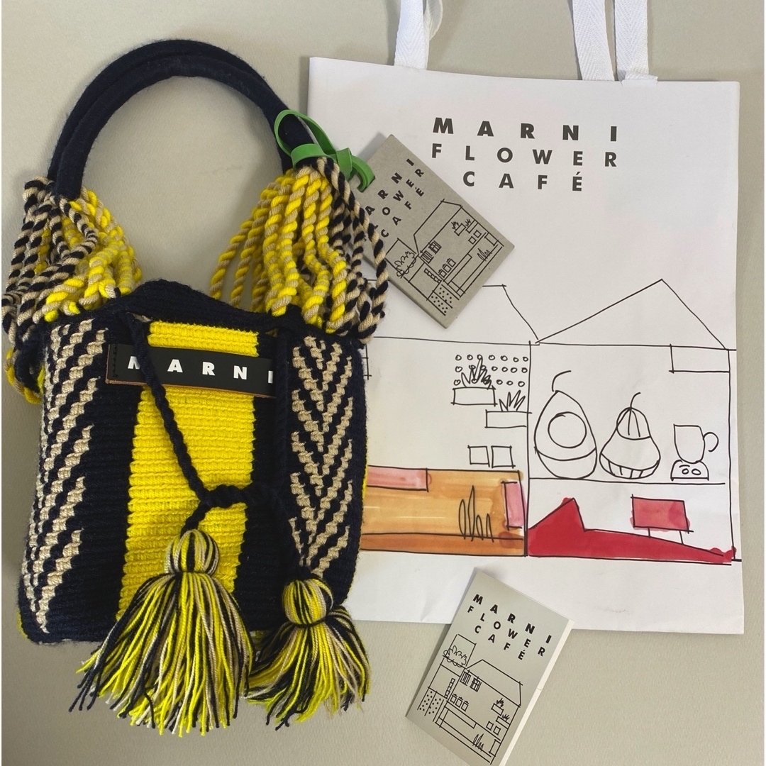 MARNI - #01 MARNI MARKET フリンジニットバッグ新品・未使用 期間限定