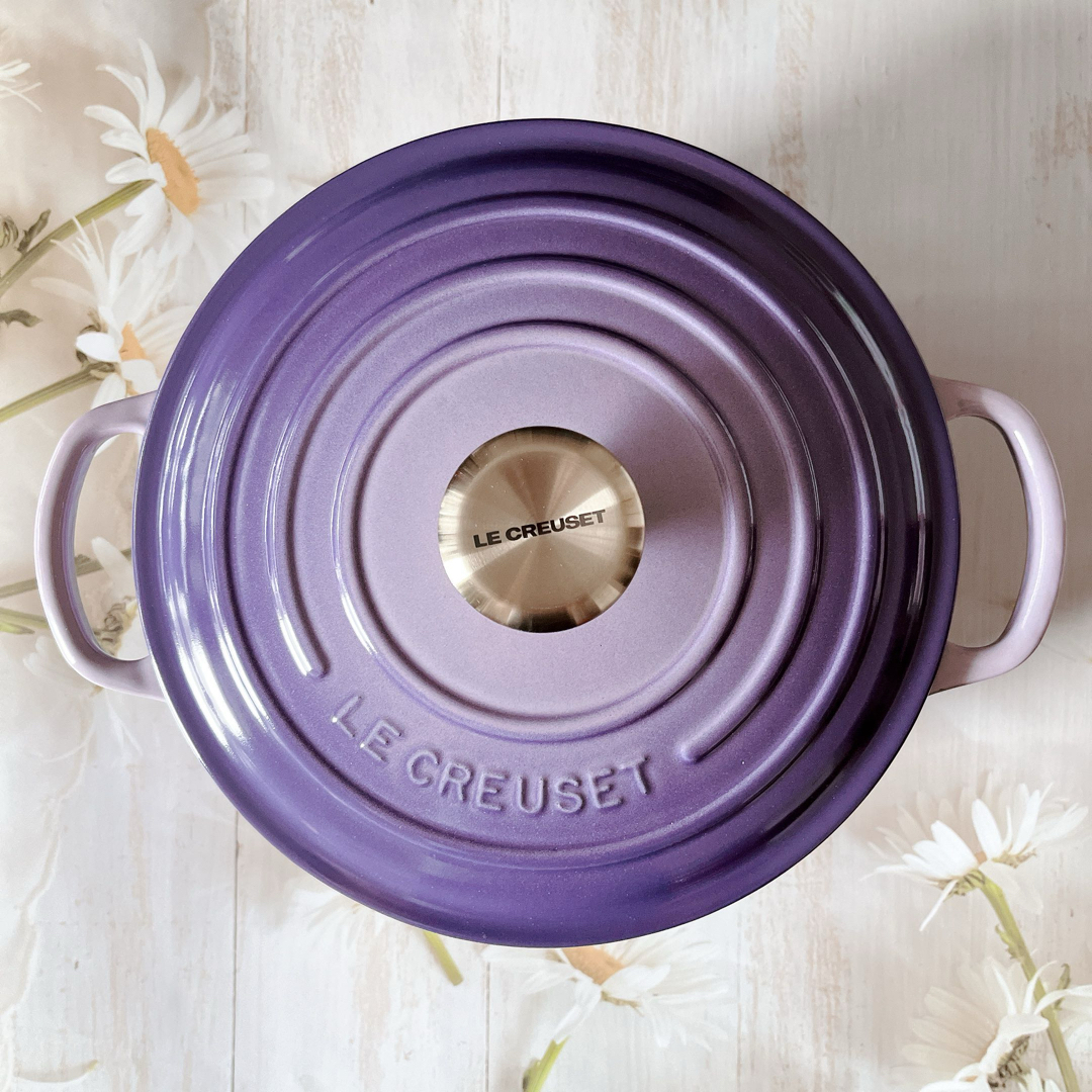 LE CREUSET - ♡ルクルーゼ ココットロンド ブルーベルパープル 20cm