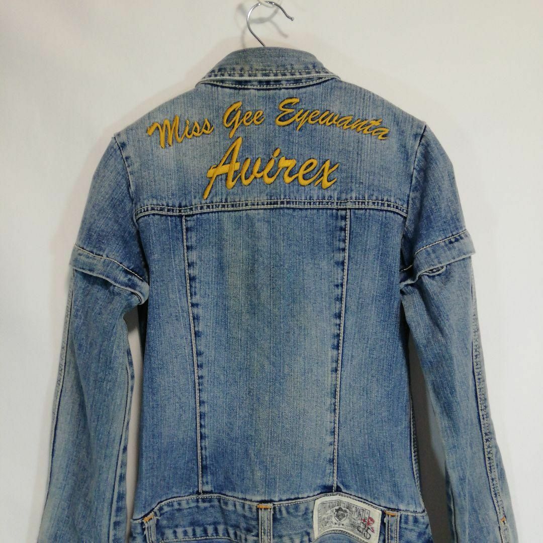 AVIREX - AVIREX レディース 2WAY オールインワン つなぎ デニム 半袖