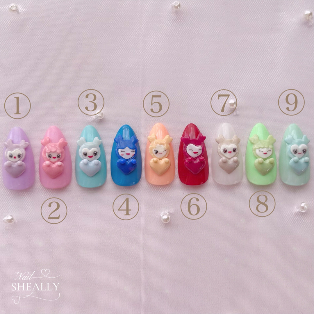 TWICE - TWICE TWICEネイル ラブリー ラブリーネイル ネイル3D ネイル