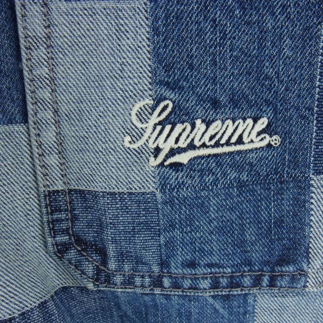 Supreme - Supreme シュプリーム ベスト 21SS Patched Denim Vest