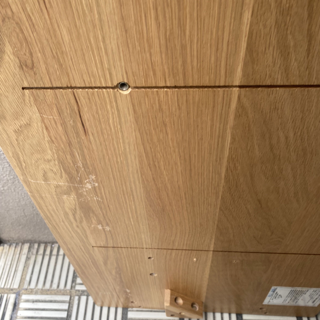 MUJI (無印良品) - 廃盤品 無印良品 MUJI コの字 デスク 無垢材デスク