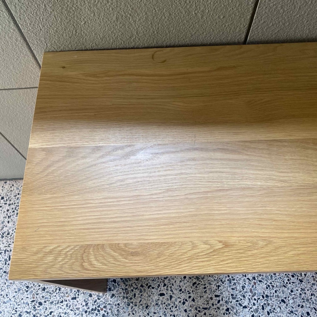MUJI (無印良品) - 廃盤品 無印良品 MUJI コの字 デスク 無垢材デスク