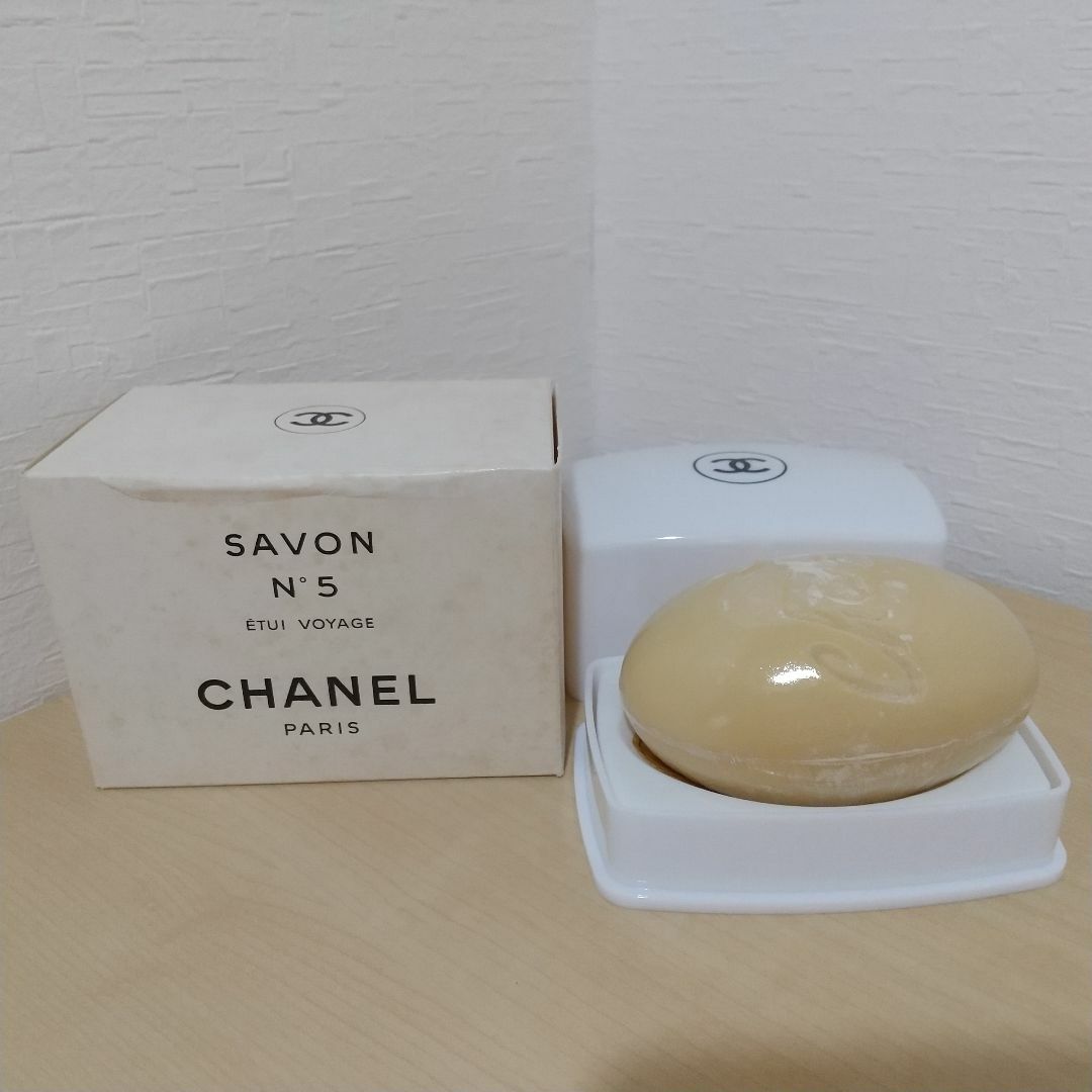 CHANEL - シャネル No5 サヴォン120g ソープ&ケース 石けん&ケースの