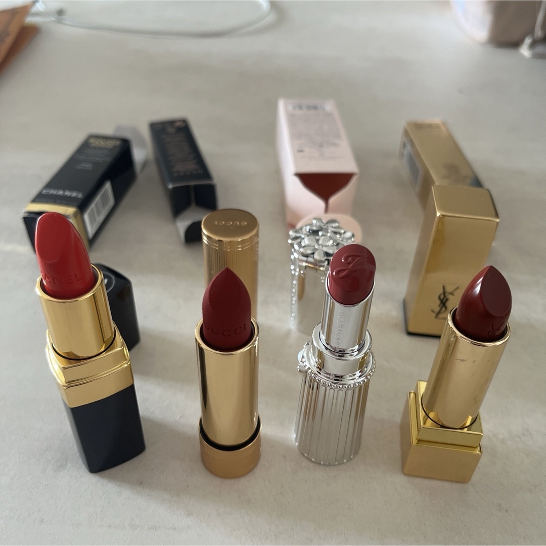 CHANEL - シャネル YSL グッチ ジルスチュアート 口紅の通販 by kata's