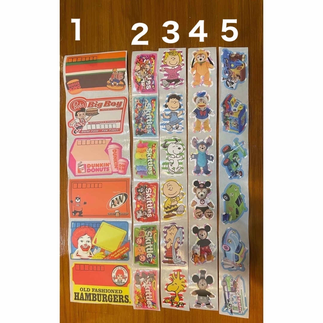 ロールシール アメキャラ いろいろ おすそ分けセット ③の通販 by