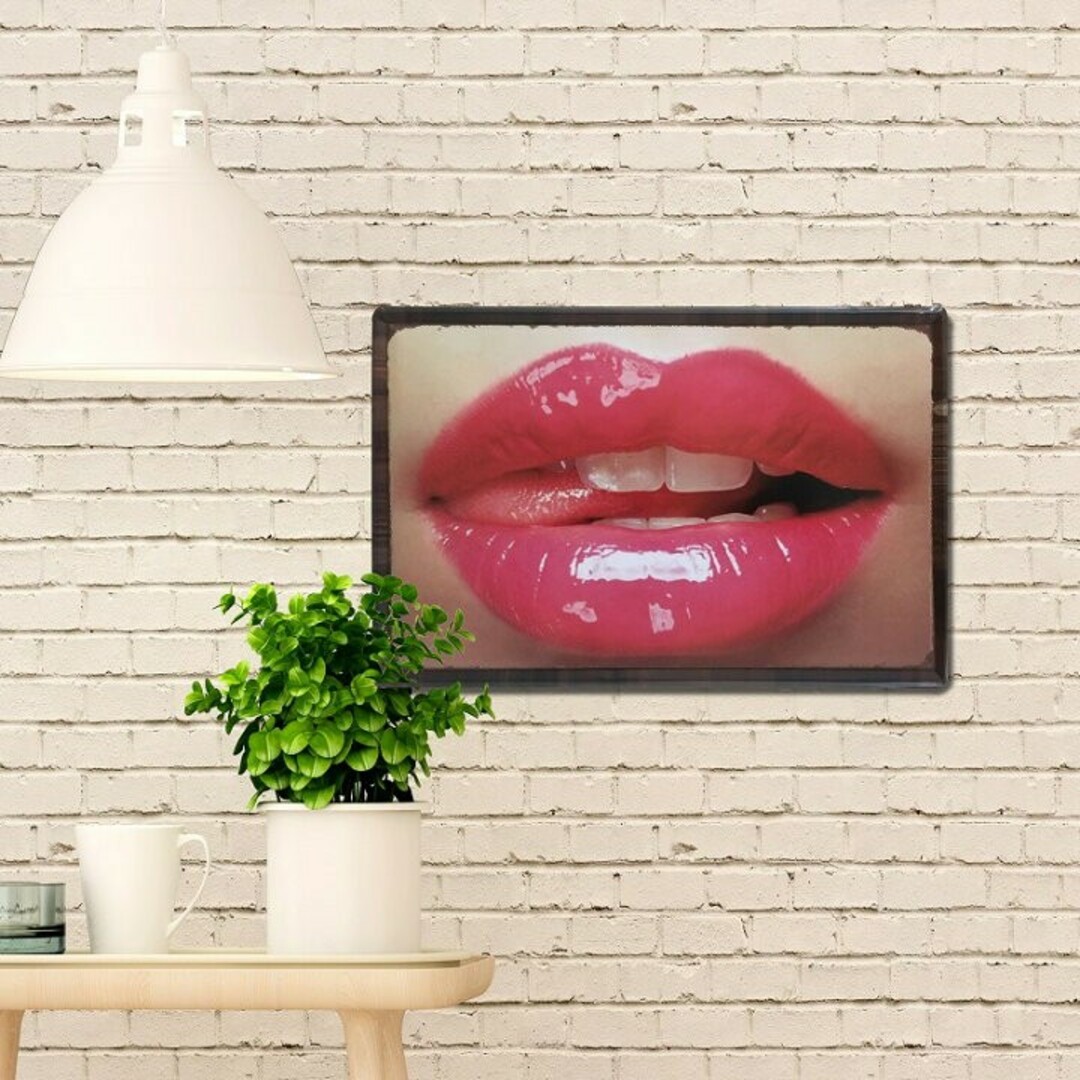 デザイン看板60】マリリンモンロー キス☆ポスター絵アートパネル唇