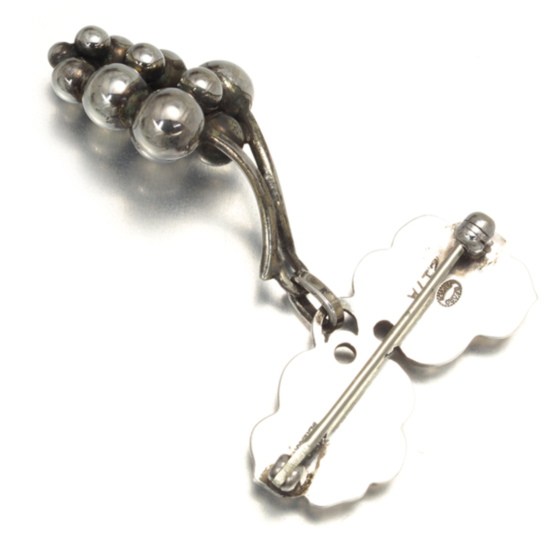 Georg Jensen - ジョージジェンセン ブローチ ムーンライトグレープ