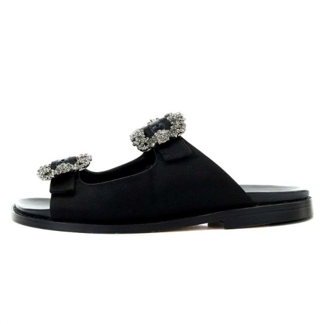 MANOLO BLAHNIK - マノロブラニク ハンギシ サンダル フラット サテン