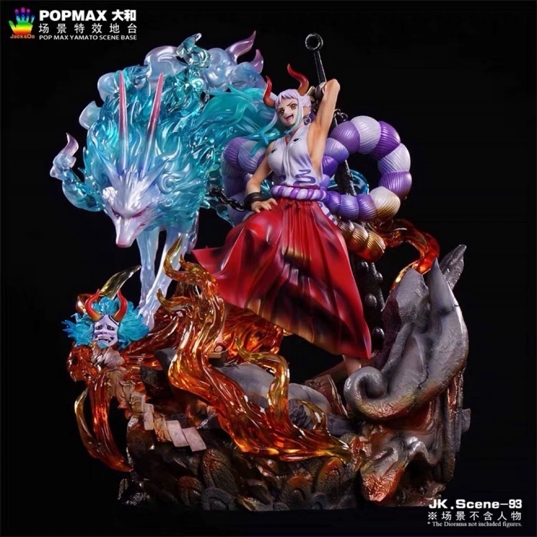 ONEPIECE ガレージキット ヤマト スタチュー フィギュア 背景台座の