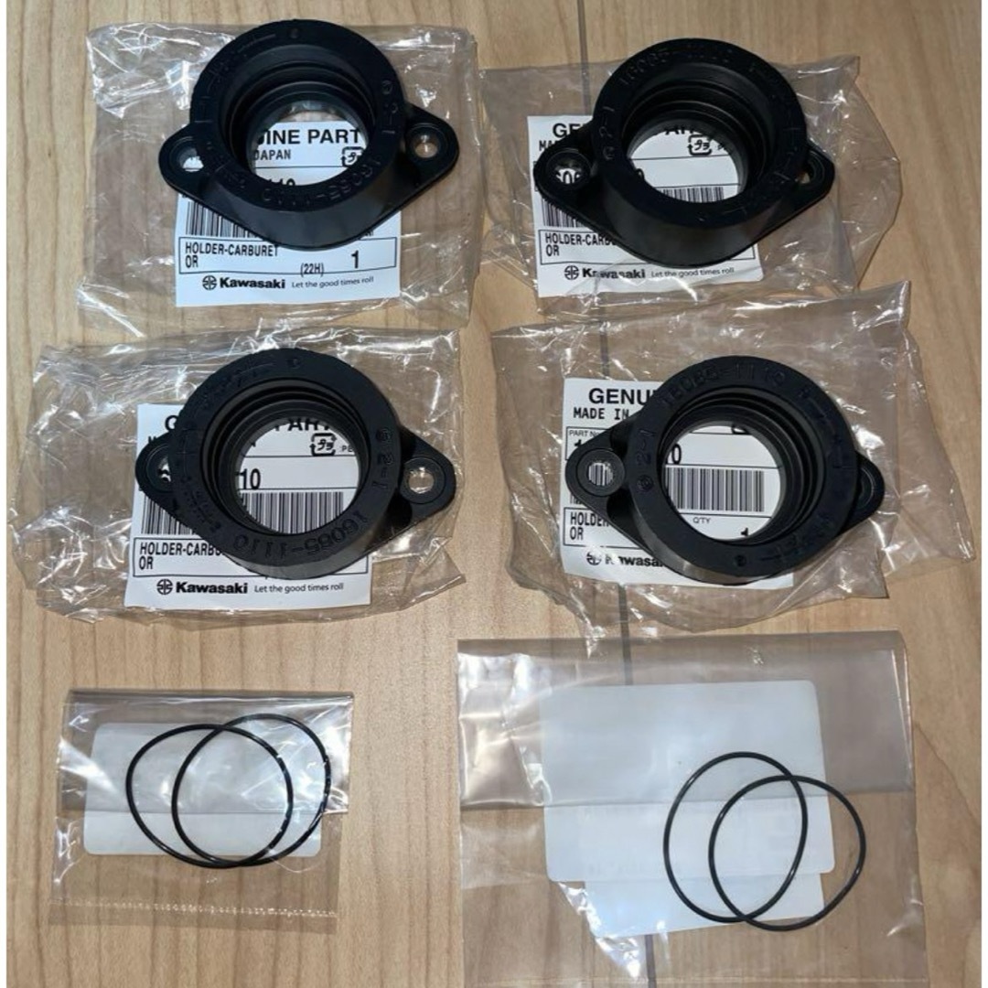 カワサキ純正新品 GPZ400F z400gp インシュレーターoリングセット
