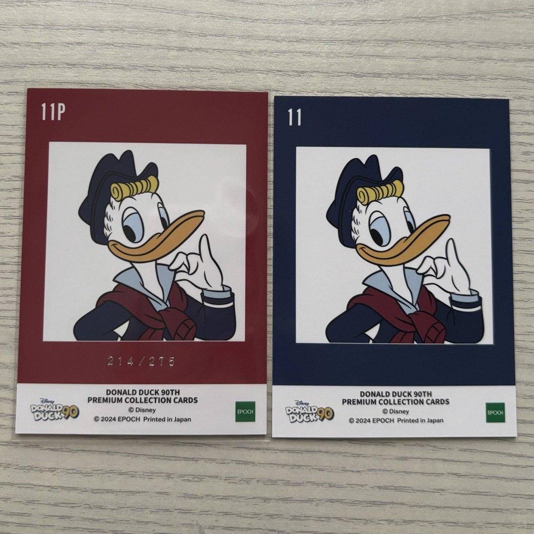 Disney - レア ドナルドダック 90周年 プレミアムコレクションカードの