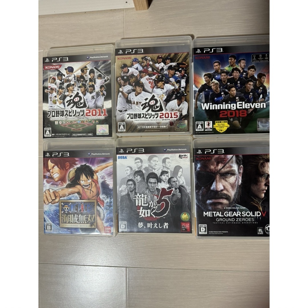 PlayStation3 - プレステ3 カセット 6点セットの通販 by シマカミア