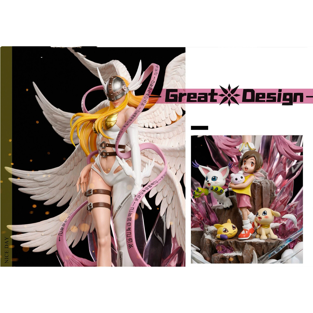 デジモン エンジェウーモン 八神ヒカリ ガレージキット フィギュア