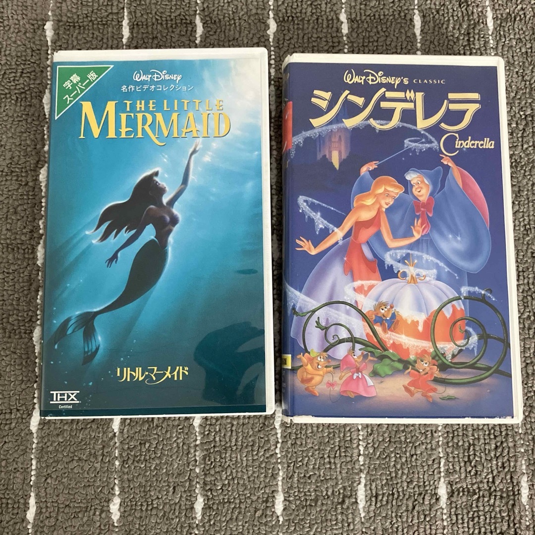 Disney - リトルマーメイド シンデレラ VHS 2点セット Disneyの通販