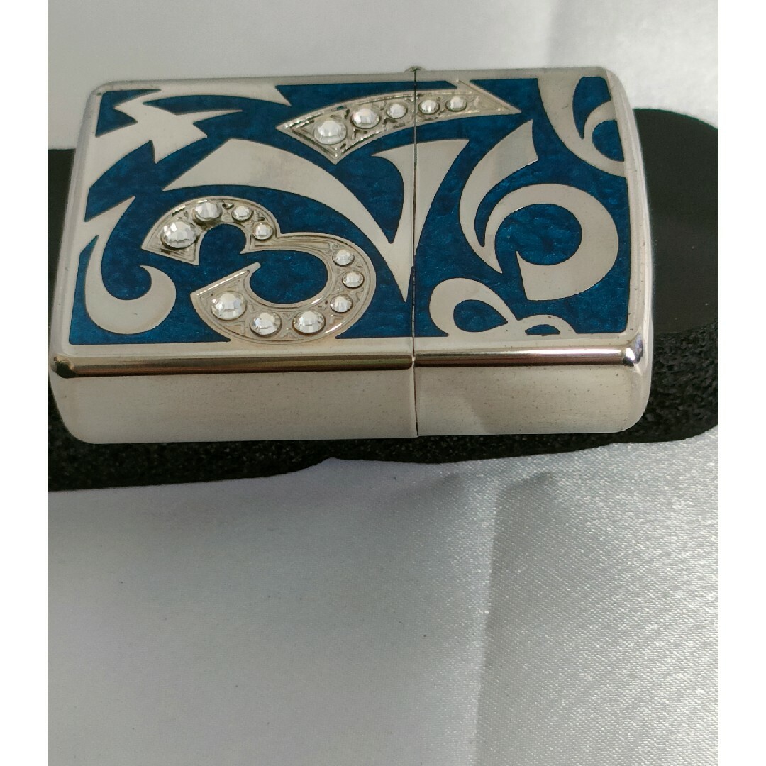 ZIPPO - 旧ボトム刻印アーマーケース Armor Zippo 数字柄I 04 2004年の