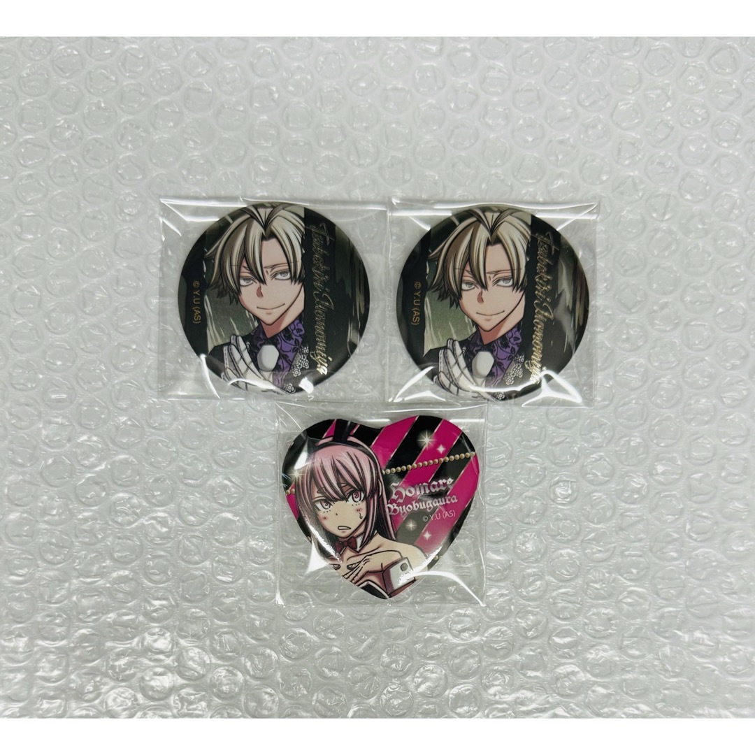 桃源暗鬼 缶バッジ 桃宮 屏風ヶ浦 マンガ展 メタリック バニーの通販