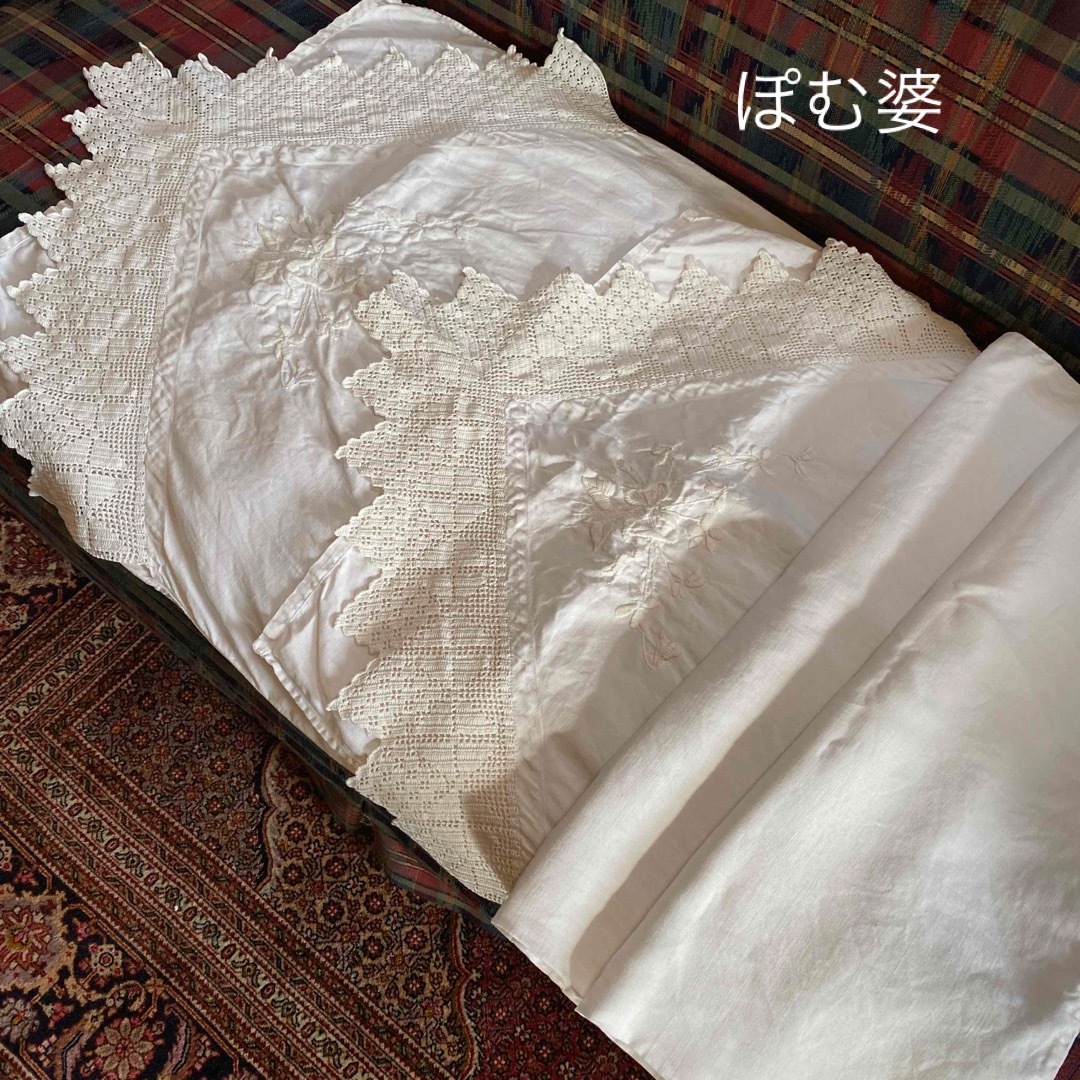 POLO RALPH LAUREN - 【フランス／アンティーク】ピローケース