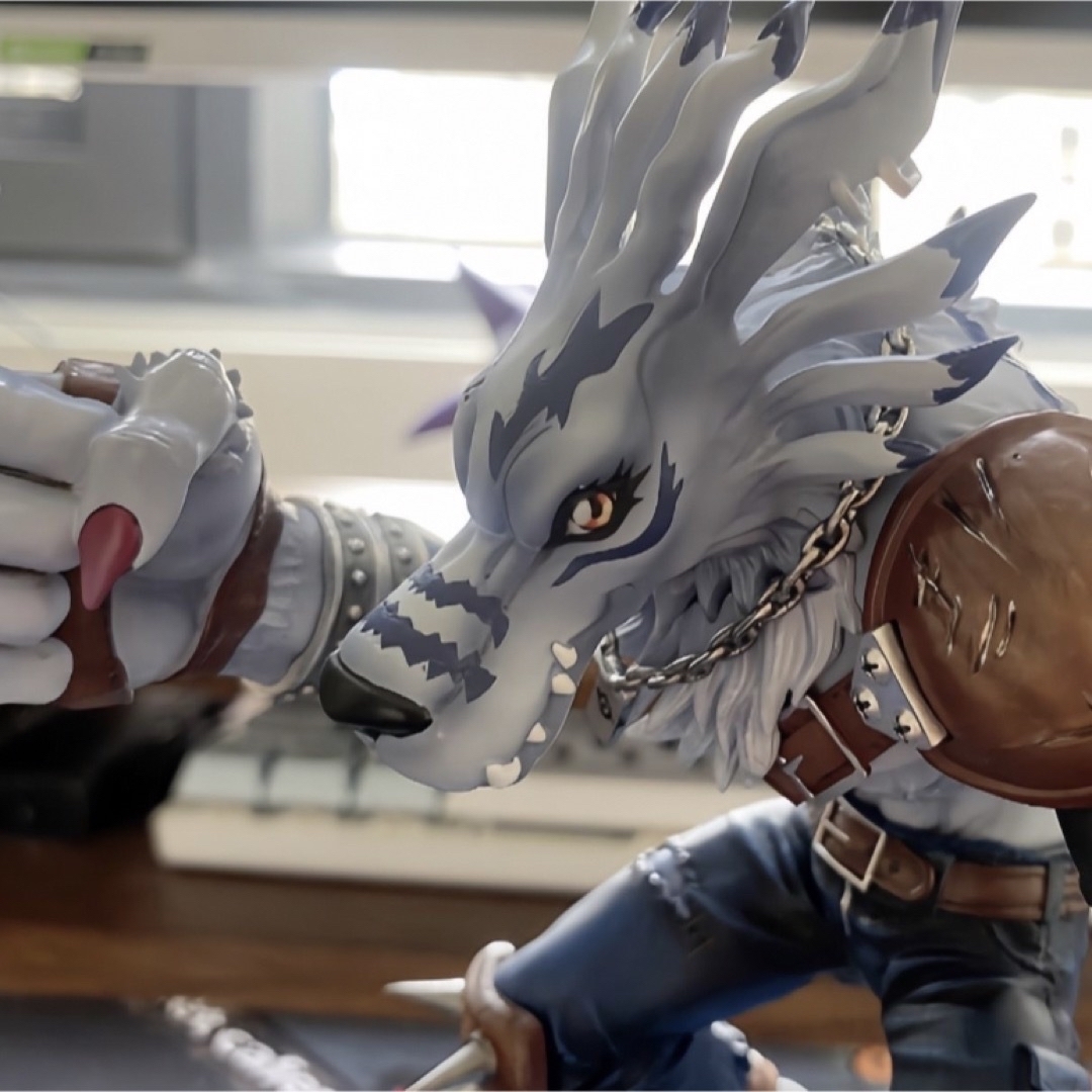 デジモンアドベンチャー ワーガルルモン フィギュア PVC製品 ガレージ