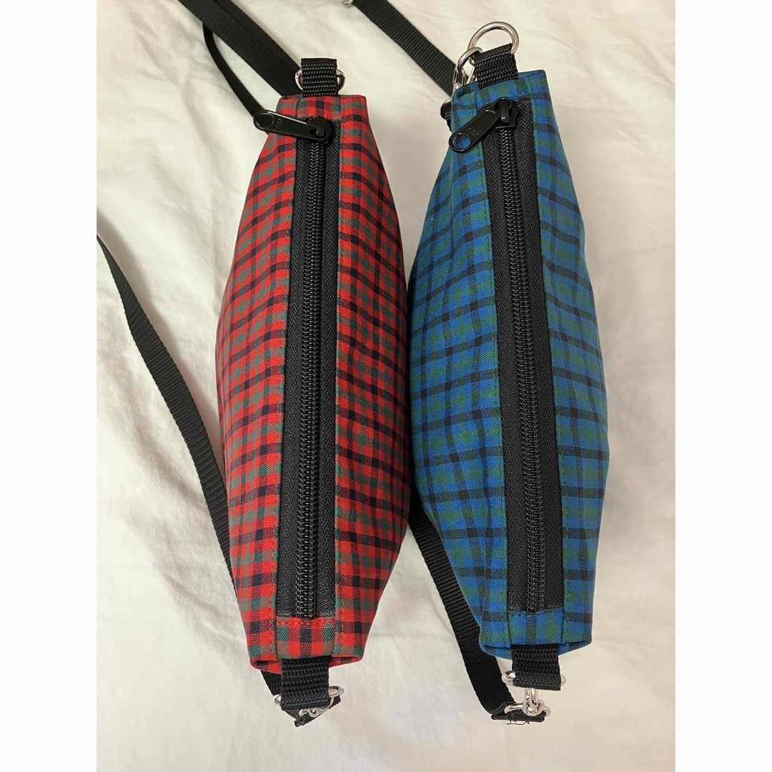 ファミリアチェック 舟形 ポシェット ママバッグ ポーチ の通販 by