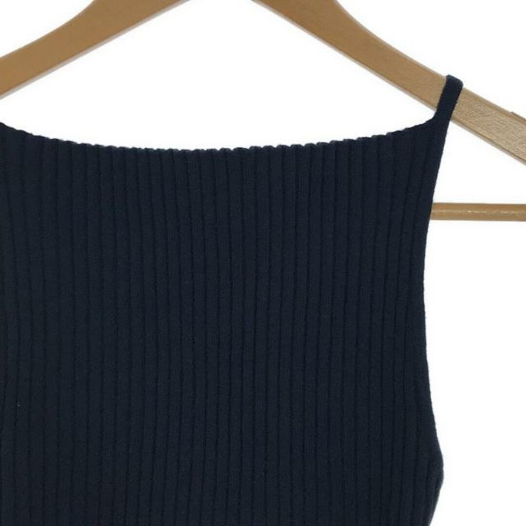 THE SHISHIKUI COTTON C キャミソール ブラック M THE SHISHIKUI