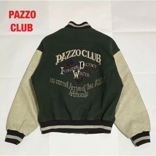 PAZZO - 【人気】PAZZO CLUB パッゾ スタジャン 刺繍 牛革レザー バイ