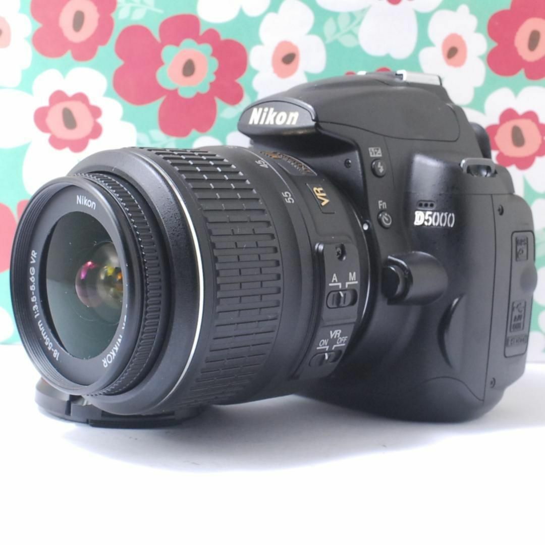 ニコン Nikon D5000⭐️スマホに転送♪⭐️自撮りラクラク⭐️即日発送