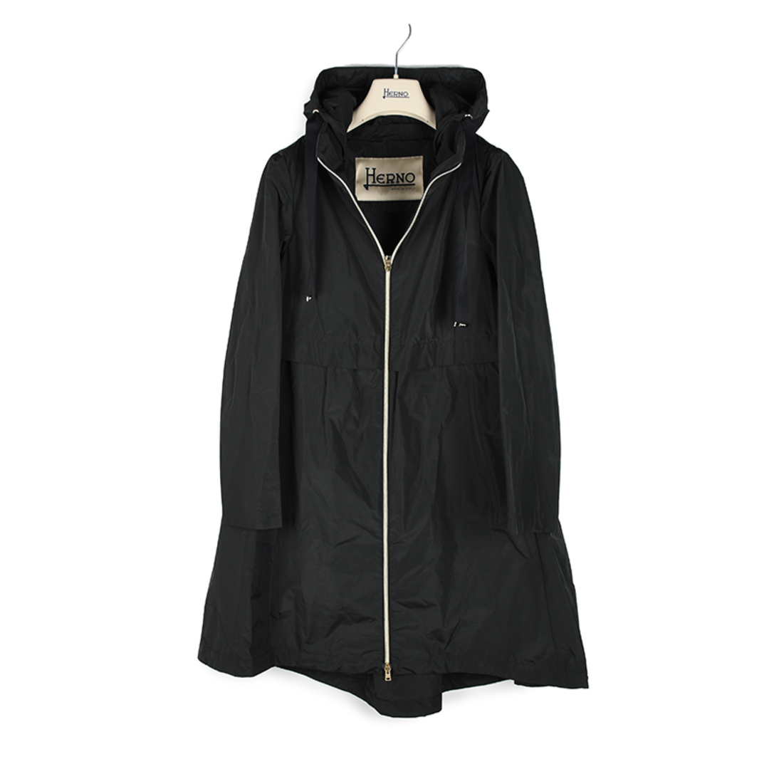 HERNO - HERNO ヘルノ レディース フーデットロングコート イタリア