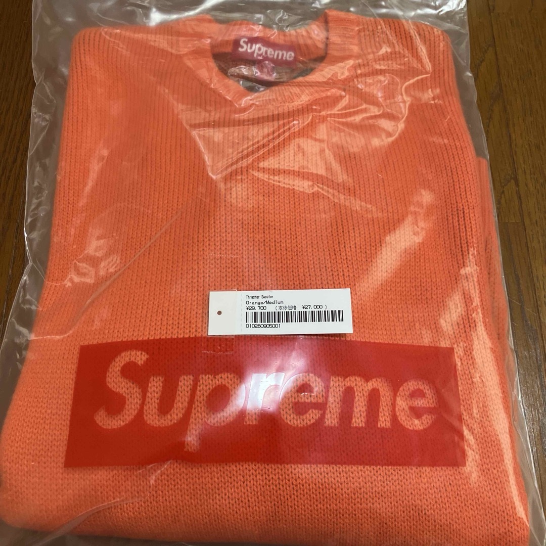 Supreme - Supreme Thrasher Sweater Orange Mの通販 by みかん's shop