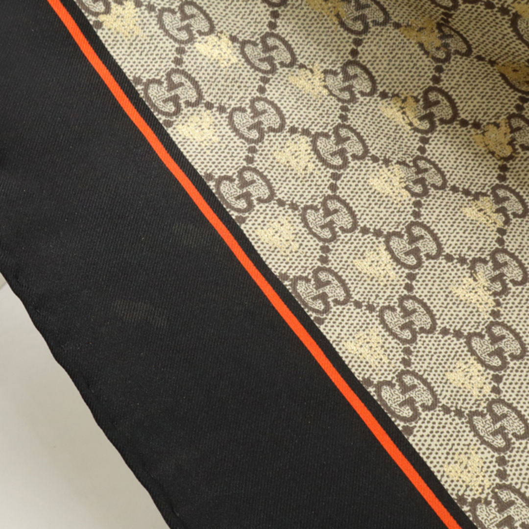 GUCCI - GUCCI グッチ GG ビー ハチ 蜂 スカーフ 大判 シルク100