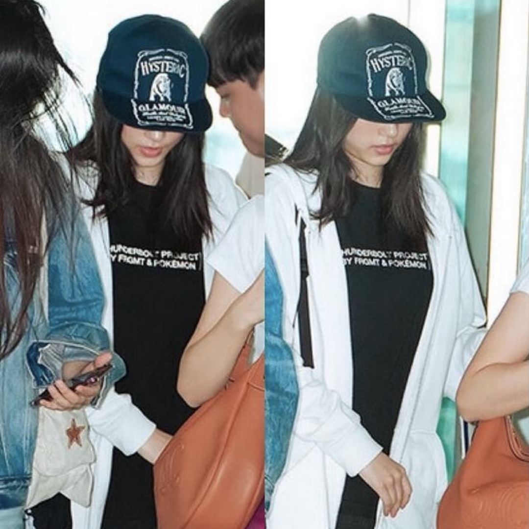 HYSTERIC GLAMOUR - ヘリン着用 hystericglamour 刺繍 キャップ