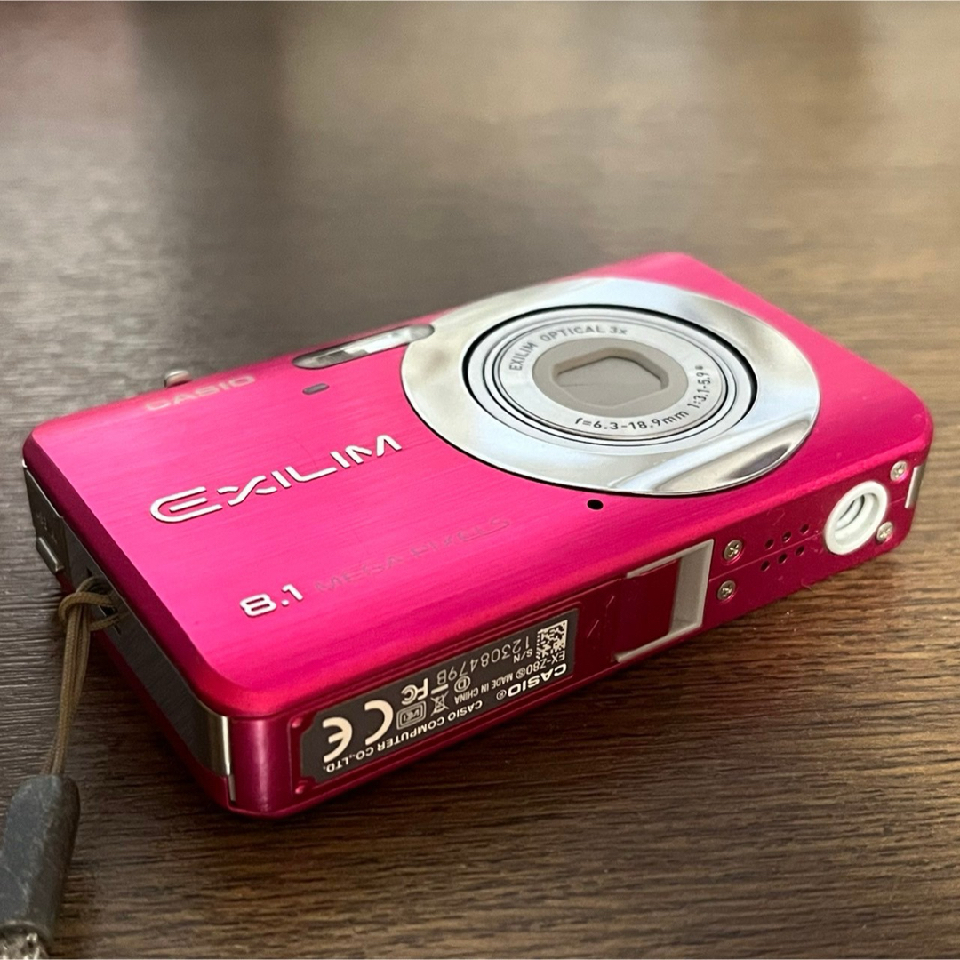 CASIO EXILIM EX-Z80 ピンク 8.1メガピクセル 箱付き EX-Z80 CASIO