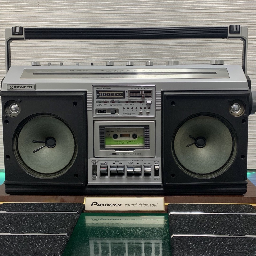 PIONEER - 動作品 パイオニア PIONEER SK-95 ラジカセ 昭和レトロ