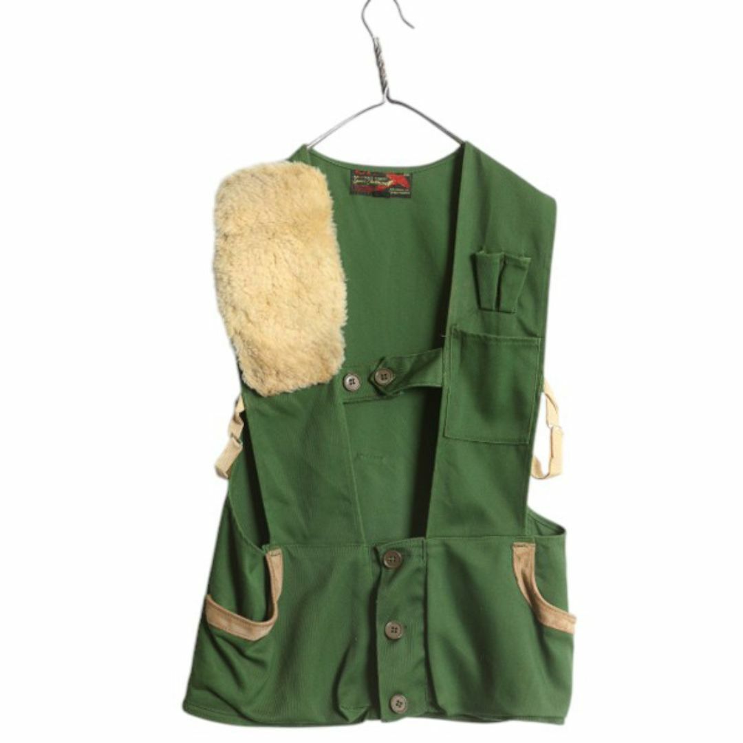 50s 60s USA製 10X ハンティング ベスト 32 メンズ M 程 ヴィンテージ