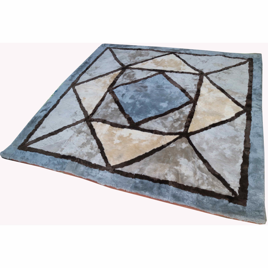 ムートンラグ・カーペット 200x200cm 少々難ありの通販 by kurashiki