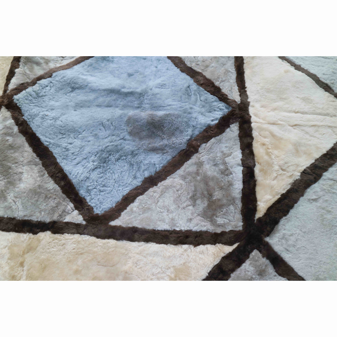 ムートンラグ・カーペット 200x200cm 少々難ありの通販 by kurashiki