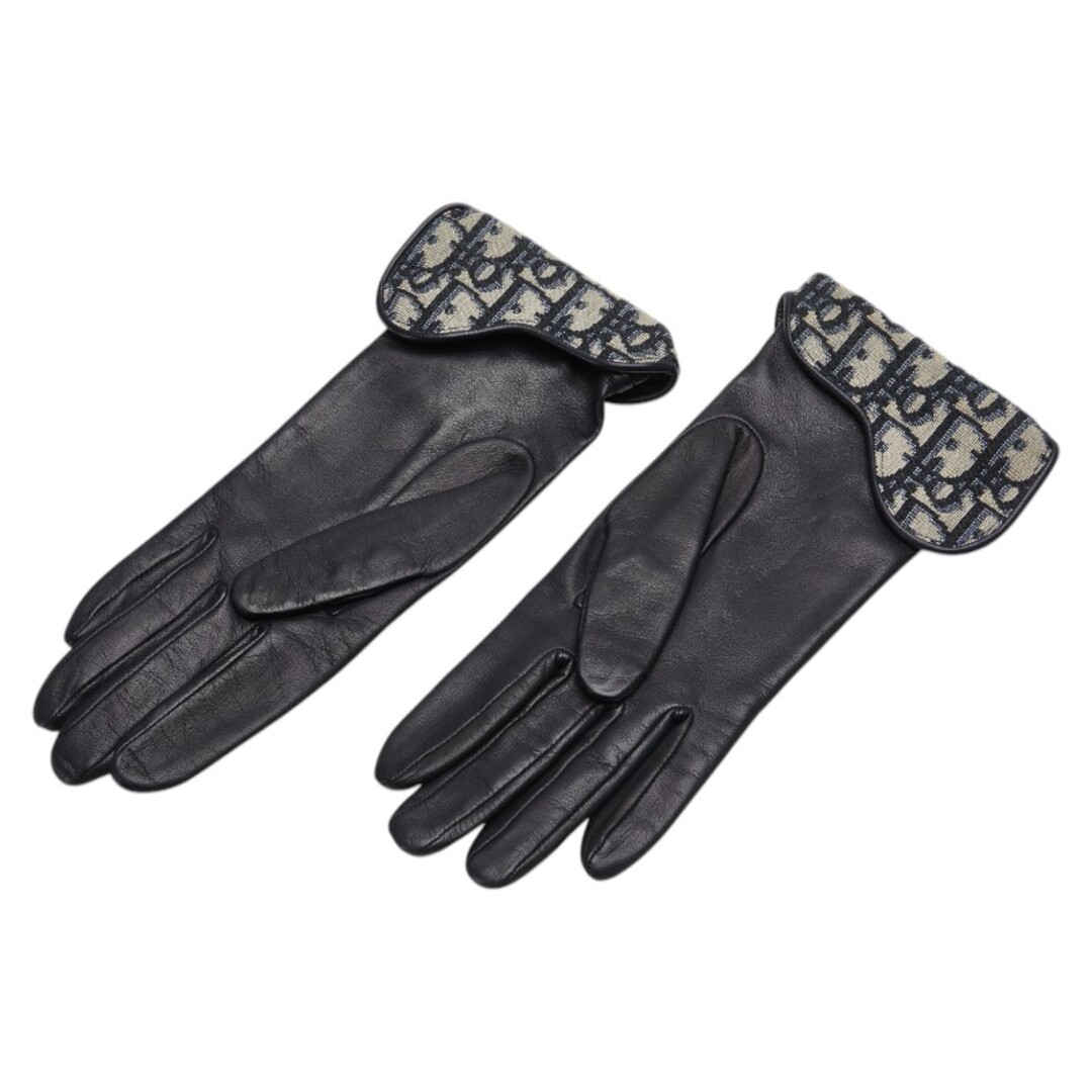 クリスチャンディオール レザー 手袋 グローブ ロゴ ヴィンテージ