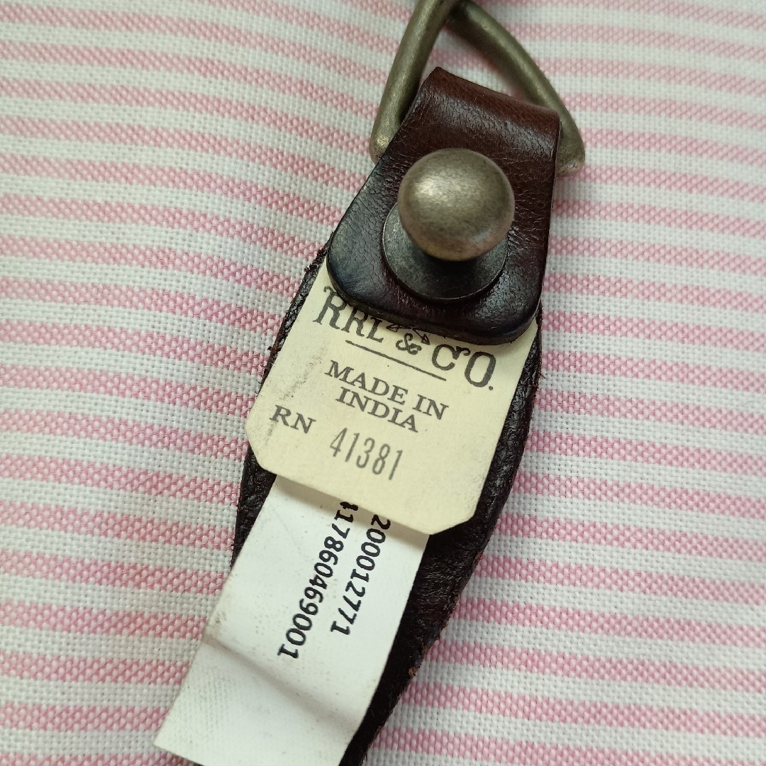 RRL - RRL（ダブルアールエル）ツールドレザー キーフォブ