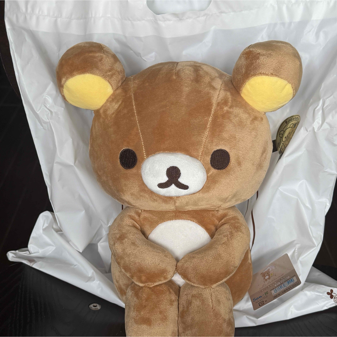 サンエックス - そばにいますよ 体育座り 雨のち晴れのリラックマ 新品