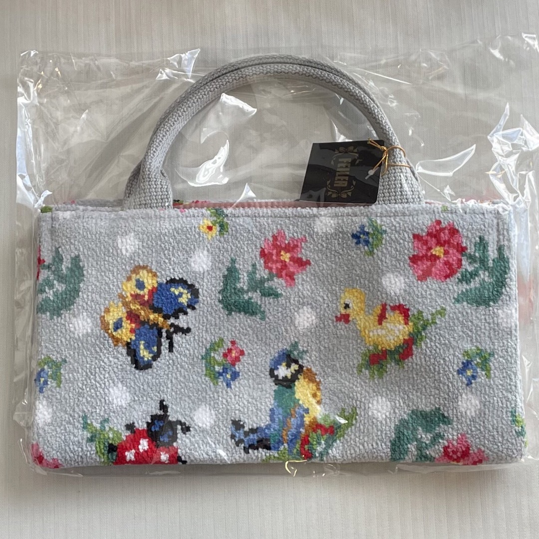 FEILER - フェイラー ベッドサイドバスケット ハイジドット シルバー