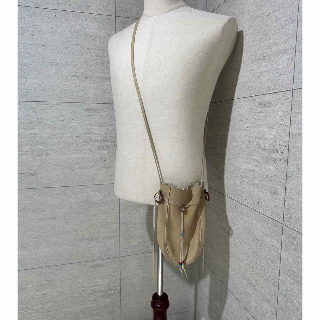 goro's - ゴローズ goro's スモーク 巾着ポーチ L バッグ 金縄