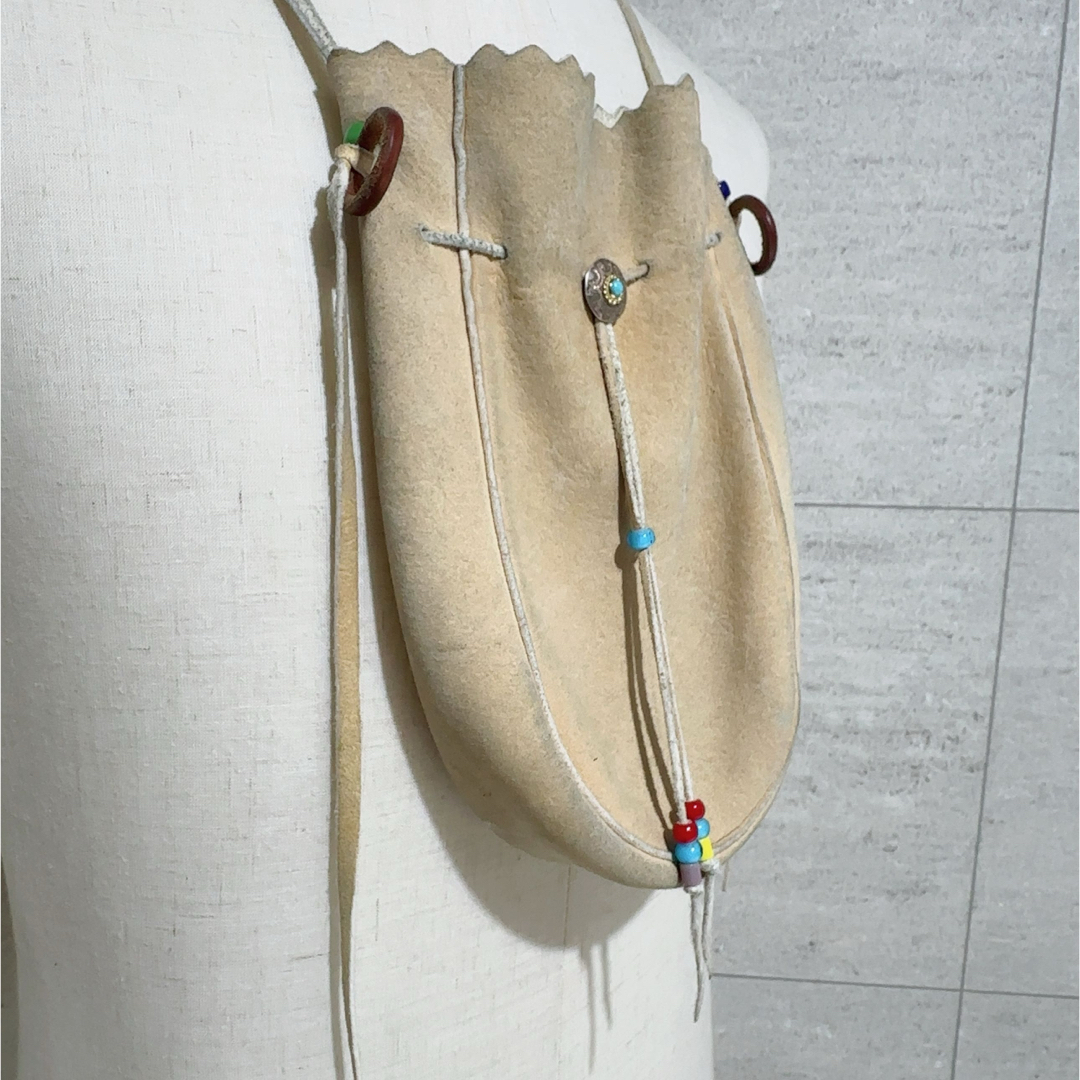 goro's - ゴローズ goro's スモーク 巾着ポーチ L バッグ 金縄