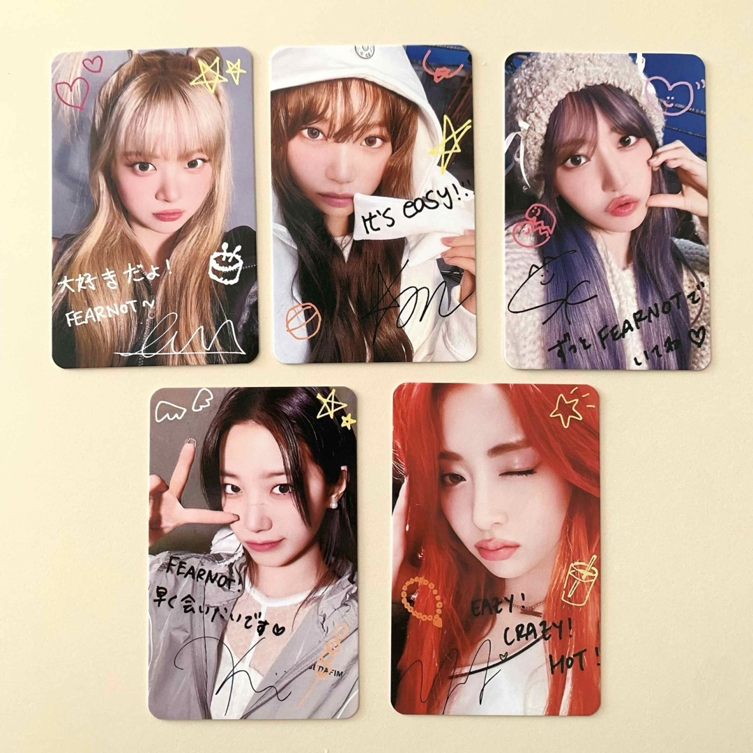 le sserafim crazy YouTube トレカ 5枚コンプセット le sserafim crazy