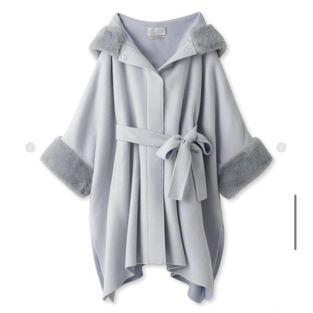 CELFORD - ラスト CELFORD 【コートラボ】 ファー付きポンチョコート