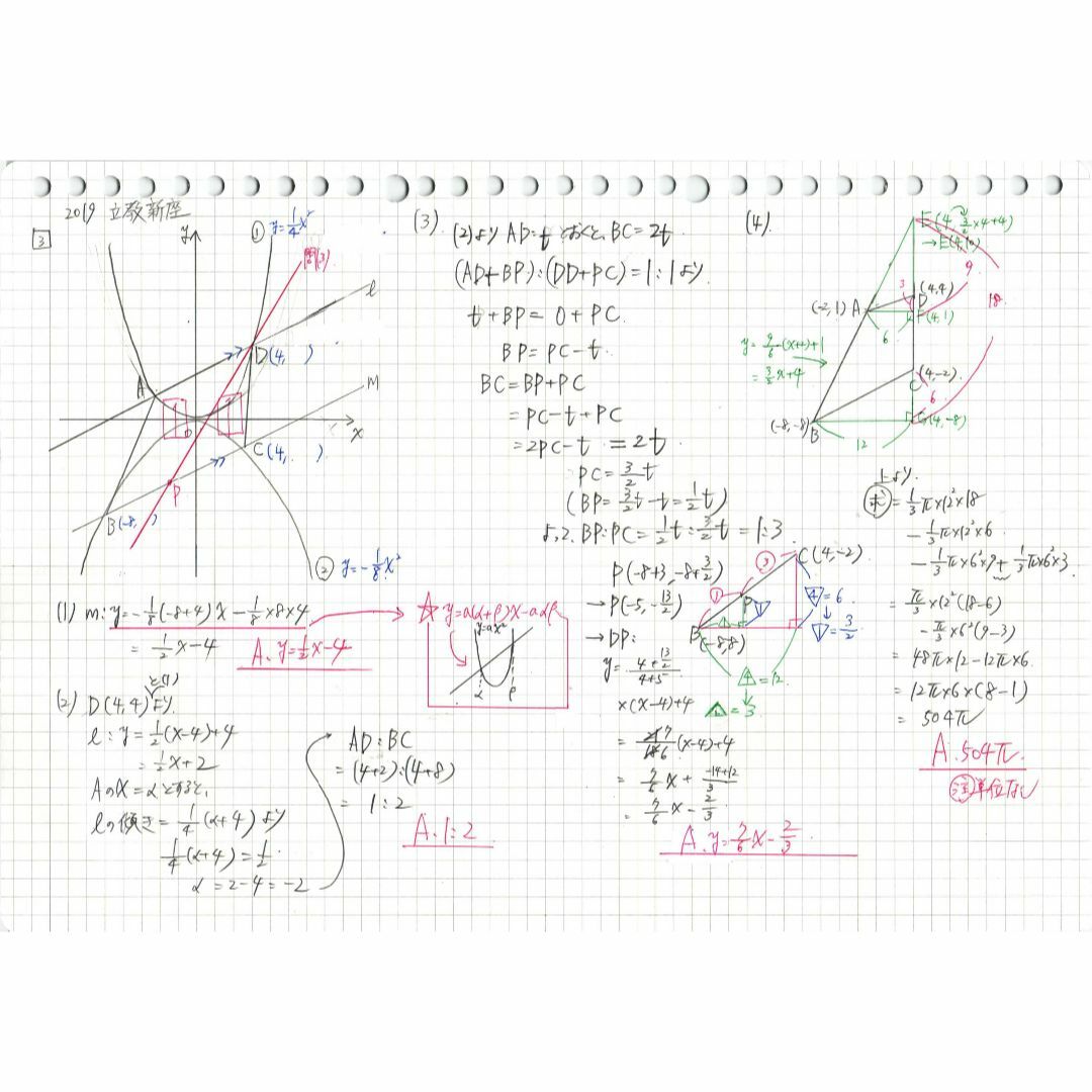 塾講師オリジナル数学解説 立教新座2015-25高校入試 全問動画付の通販