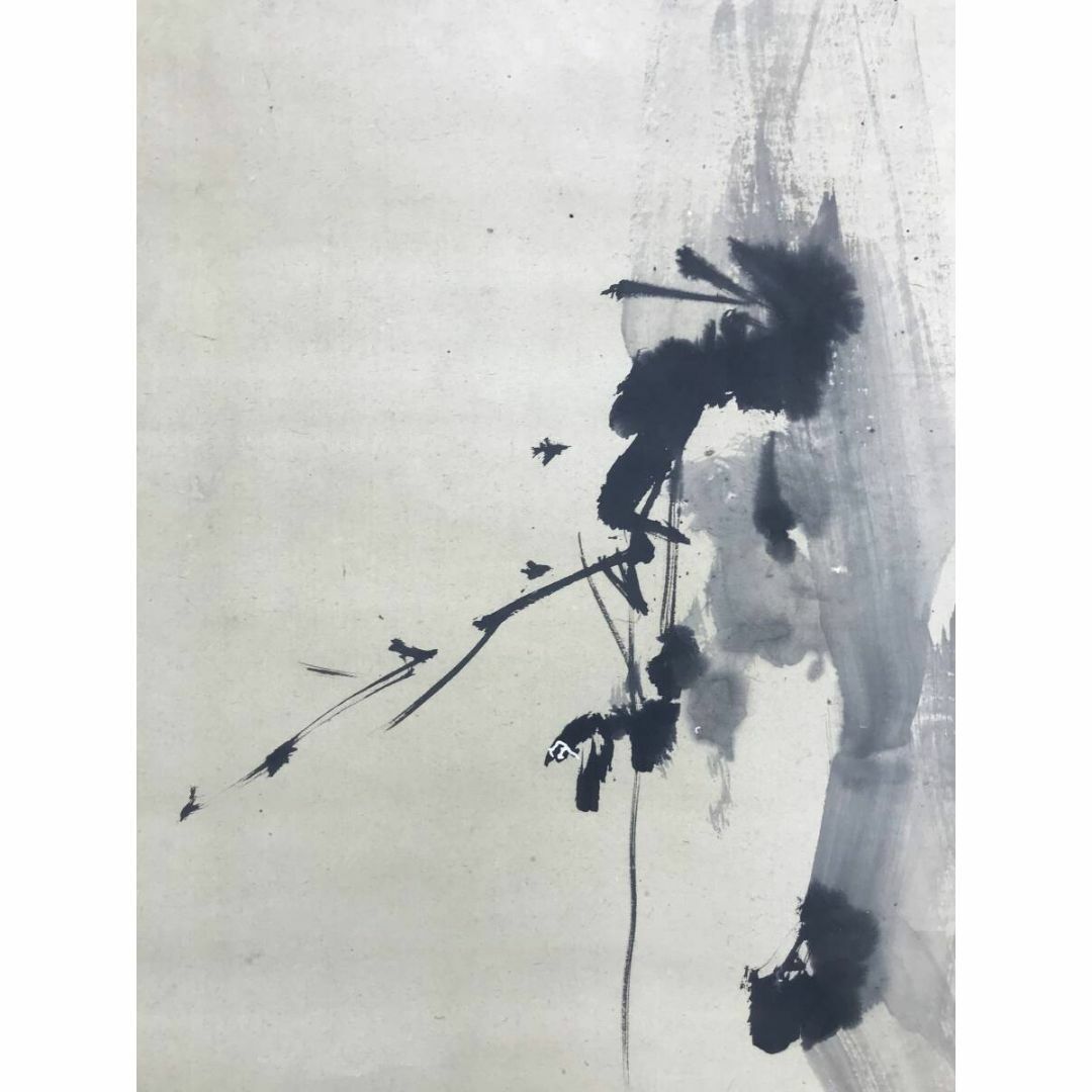 模写/谷文晁/牧童之図/笛吹童子図/牛に人物図/掛軸☆宝船☆AI-392の