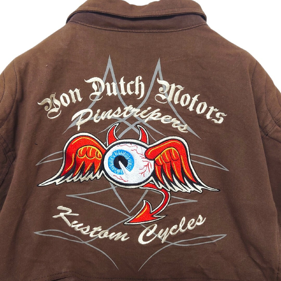 Von Dutch MOTORS】ダック ライダースジャケット A-3016