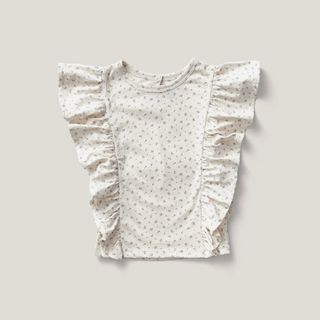 SOOR PLOOM Frill Tee Blueberry 4y 新品