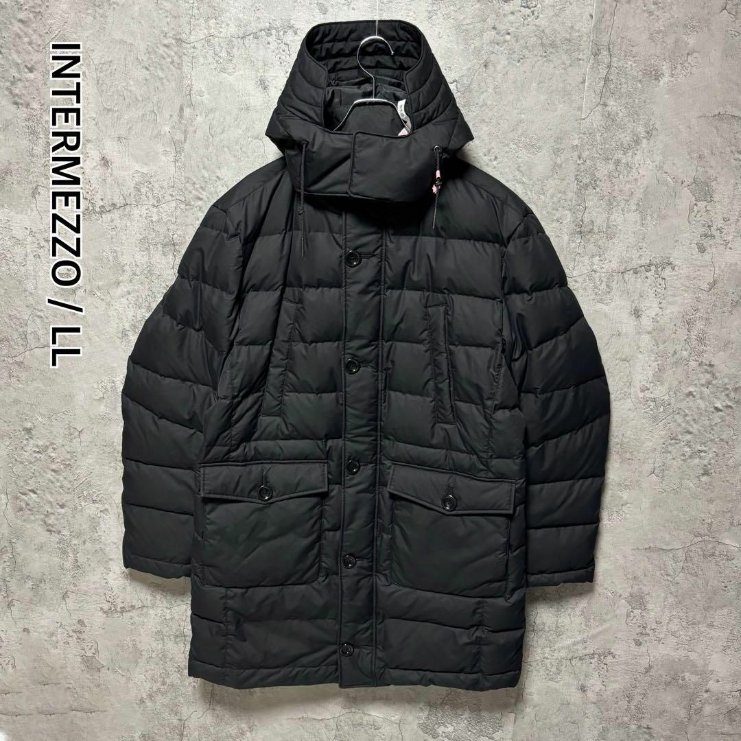 INTERMEZZO - インターメッツォ ダウンコート メンズ ジップアップ